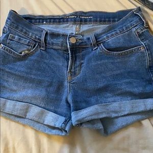 Blue jeans shorts